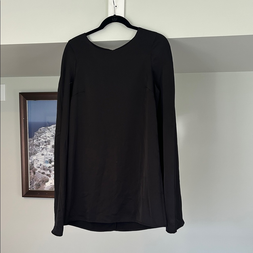 NWT Forever 21 Black Cape Sleeve Dress